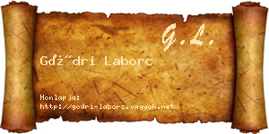 Gödri Laborc névjegykártya